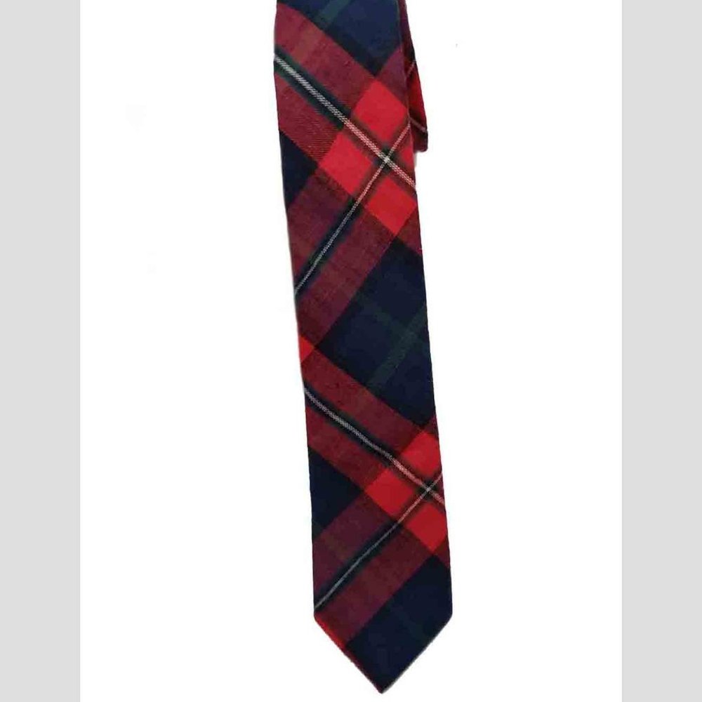 Skinny Tartan Plaid Tie Cotton Primark Men's